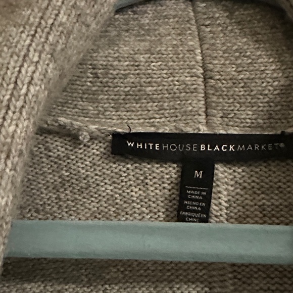 White House Black Market Taupe Knit Vest - Picture 2 of 7